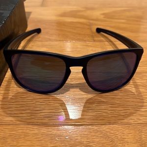 Oakley Men's Sliver R Non-Polarized Iridium Rectangular Sunglasses